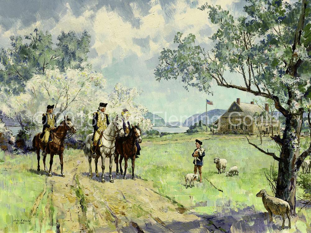 Washington Headquarters painting by John F. Gould